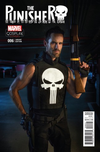 PUNISHER VOLUME 10 #6 COSPLAY 1 IN 15 INCENTIVE VARIANT COVER