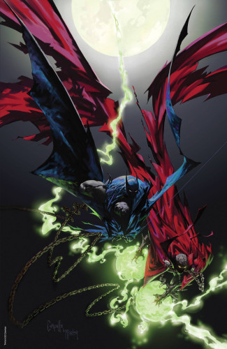 BATMAN SPAWN #1 COVER J GLOW IN THE DARK 