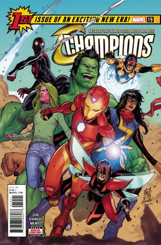 CHAMPIONS #19 (2016 SERIES) FIRST APPEARANCE OF SNOWGUARD