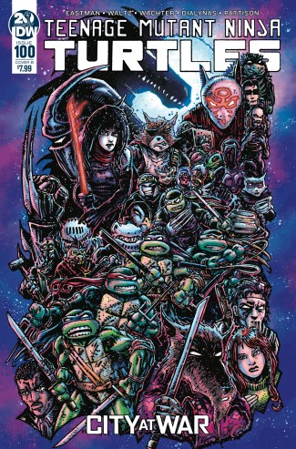TEENAGE MUTANT NINJA TURTLES #100 (2011 SERIES) COVER B