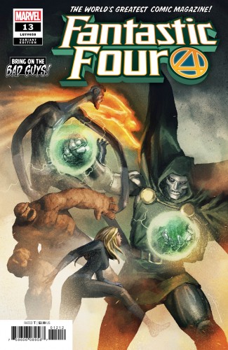 FANTASTIC FOUR #13 (2018 SERIES) PAREL BRING ON THE BAD GUYS VARIANT