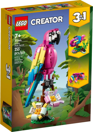 LEGO CREATOR 31144 EXOTIC PINK PARROT 3 IN 1