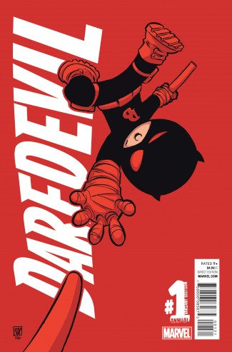 DAREDEVIL VOLUME 5 ANNUAL #1 SKOTTIE YOUNG BABY VARIANT COVER