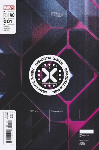 IMMORTAL X-MEN #1 (2022 SERIES) MULLER DESIGN 1 IN 10 INCENTIVE VARIANT 