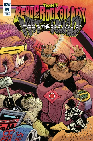 TEENAGE MUTANT NINJA TURTLES BEBOP ROCKSTEADY HIT THE ROAD #5 