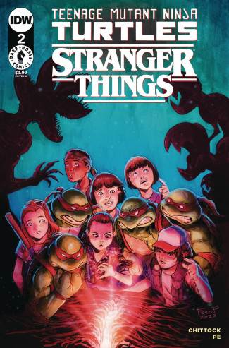 TEENAGE MUTANT NINJA TURTLES  X STRANGER THINGS #2 