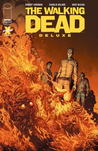 WALKING DEAD DELUXE #14 COVER A FINCH & MCCAIG