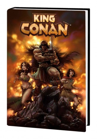 CONAN THE KING THE ORIGINAL MARVEL YEARS OMNIBUS VOLUME 1 HARDCOVER KAARE ANDREWS COVER
