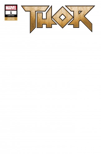 THOR #1 (2018 SERIES) BLANK VARIANT