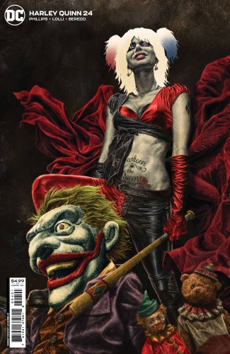 HARLEY QUINN #24 (2021 SERIES) BERMEJO CARD STOCK VARIANT