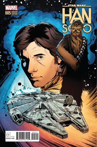 STAR WARS HAN SOLO #5 JOELLE JONES 1 IN 25 INCENTIVE VARIANT COVER