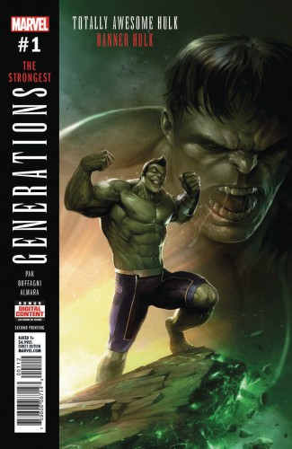 GENERATIONS BANNER HULK AND TOTALLY AWESOME HULK #1 2ND PRINTING