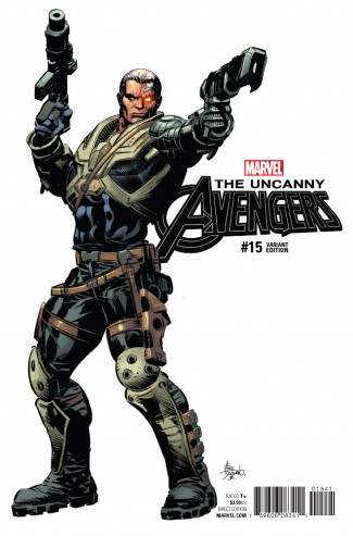 UNCANNY AVENGERS VOLUME 3 #15 DEODATO TEASER 1 IN 10 INCENTIVE VARIANT COVER 