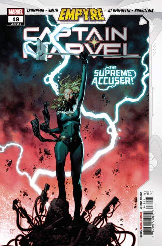 CAPTAIN MARVEL #18 (2019 SERIES) EMPYRE TIE-IN 1ST APPEARANCE OF LAURIE-ELL