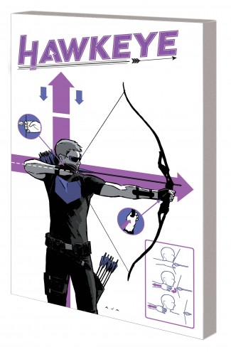 HAWKEYE BY FRACTION & AJA THE SAGA OF BARTON AND BISHOP DM VARIANT GRAPHIC NOVEL
