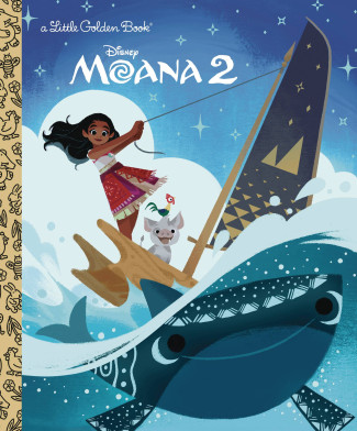DISNEY MOANA 2 LITTLE GOLDEN BOOK HARDCOVER