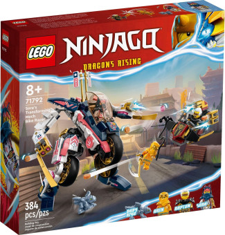 LEGO NINJAGO 71792 SORAS TRANSFORMING MECH BIKE RACER