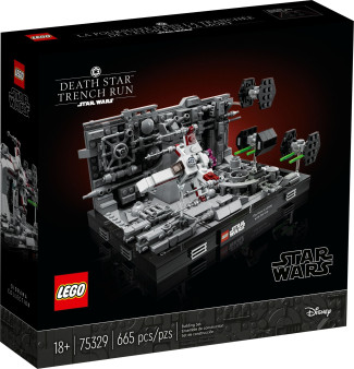 LEGO STAR WARS 75329 DEATH STAR TRENCH RUN DIORAMA