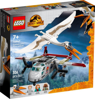 LEGO JURASSIC WORLD 76947 QUETZALCOATLUS PLANE AMBUSH