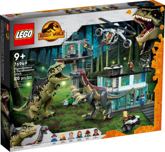 LEGO JURASSIC WORLD 76949 GIGANOTOSAURUS AND THERIZINOSAURUS ATTACK