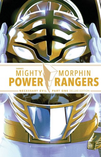 MIGHTY MORPHIN POWER RANGERS NECESSARY EVIL PART ONE DELUXE EDITION HARDCOVER