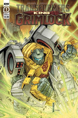 TRANSFORMERS KING GRIMLOCK #1 COVER B