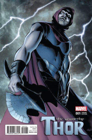 UNWORTHY THOR #1 CASSADAY 1 IN 25 INCENTIVE VARIANT COVER