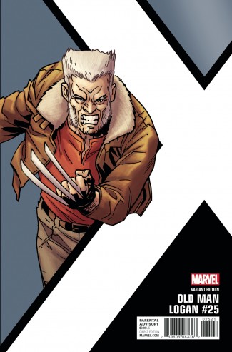 OLD MAN LOGAN #25 (2016 SERIES) KIRK CORNER BOX 1 IN 10 INCENTIVE VARIANT COVER 