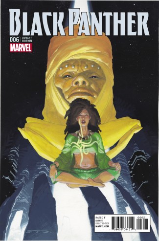 BLACK PANTHER VOLUME 6 #6 RIBIC CONNECTING B VARIANT COVER