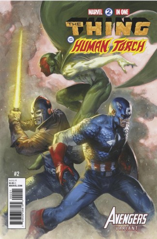 MARVEL TWO-IN-ONE #2 (2017 SERIES) DELLOTTO AVENGERS VARIANT