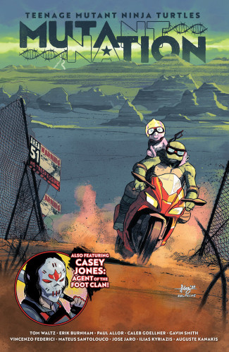 TEENAGE MUTANT NINJA TURTLES MUTANT NATION VOLUME 1 GRAPHIC NOVEL