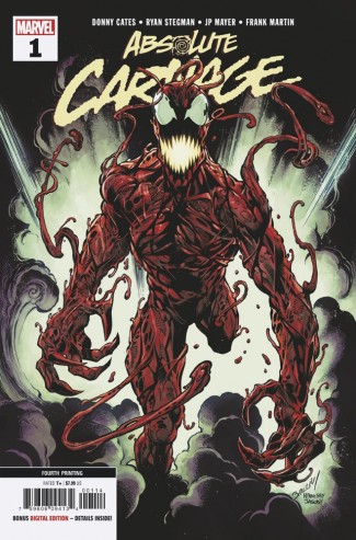 ABSOLUTE CARNAGE #1 4TH PRINTING