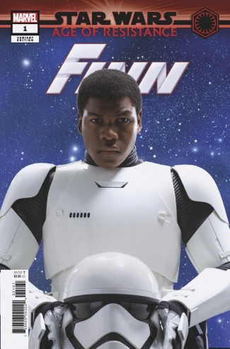 STAR WARS AGE OF RESISTANCE FINN #1 MOVIE 1 IN 10 INCENTIVE VARIANT 