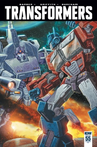 TRANSFORMERS #55 1 IN 10 INCENTIVE VARIANT COVER