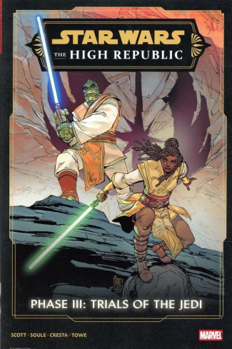 STAR WARS THE HIGH REPUBLIC PHASE III TRIALS OF THE JEDI OMNIBUS HARDCOVER DM VARIANT CAMUNCOLI COVER