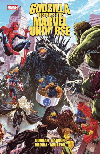 GODZILLA DESTROYS THE MARVEL UNIVERSE GRAPHIC NOVEL