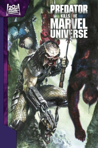 PREDATOR KILLS THE MARVEL UNIVERSE OMNIBUS HARDCOVER GABRIELE DELLOTTO DM VARIANT COVER