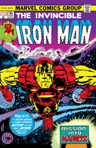 INVINCIBLE IRON MAN OMNIBUS VOLUME 4 HARDCOVER JACK KIRBY DM VARIANT COVER