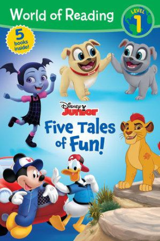 WORLD OF READING DISNEY JUNIOR FIVE TALES OF FUN!-LEVEL 1 READER BINDUP GRAPHIC NOVEL SET