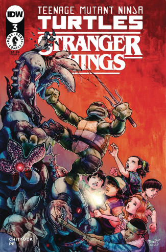TEENAGE MUTANT NINJA TURTLES  X STRANGER THINGS #3 