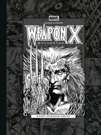 MARVEL BLACK AND WHITE BARRY WINDSOR-SMITHS WEAPON X GRAPHIC NOVEL