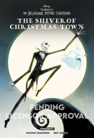 DISNEY TIM BURTONS THE NIGHTMARE BEFORE CHRISTMAS THE SHIVER OF CHRISTMAS TOWN HARDCOVER