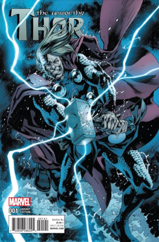 UNWORTHY THOR #1 HITCH 1 IN 15 INCENTIVE VARIANT COVER