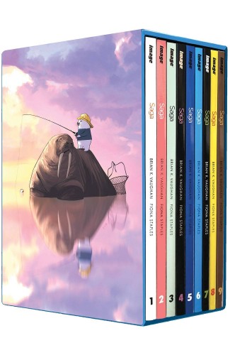 SAGA BOX SET VOLUMES 1-9 GRAPHIC NOVELS