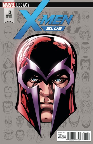 X-MEN BLUE #13 LEGACY MCKONE HEADSHOT 1 IN 10 INCENTIVE VARIANT 
