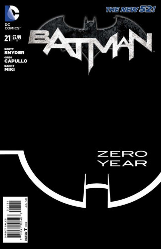 BATMAN #21 (2011 SERIES) CAPULLO BLACK AND WHITE 1 IN 100 INCENTIVE VARIANT