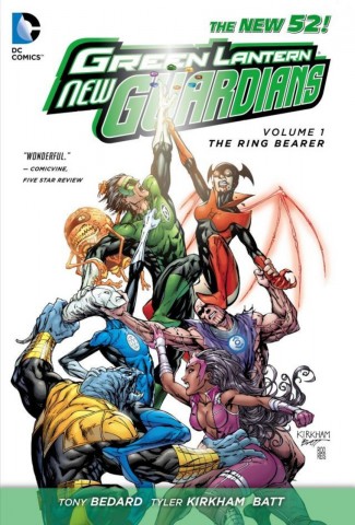 GREEN LANTERN NEW GUARDIANS VOLUME 1 RING BEARER GRAPHIC NOVEL