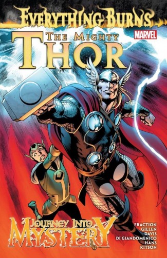MIGHTY THOR AND JOURNEY INTO MYSTERY EVERYTHING BURNS GRAPHIC NOVEL