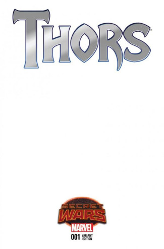 THORS #1 BLANK VARIANT COVER