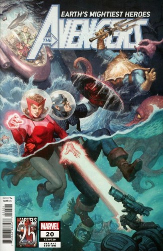 AVENGERS #20 (2018 SERIES) RIVERA MARVELS 25TH TRIBUTE VARIANT